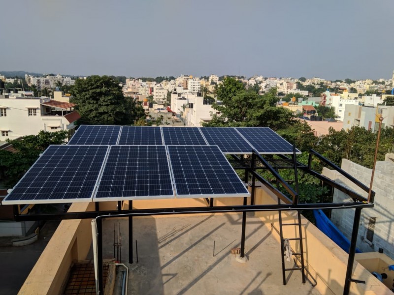 2.8 kWp On-Grid Solar with Enphase Micro-Inverters, Bangalore - EcoSoch