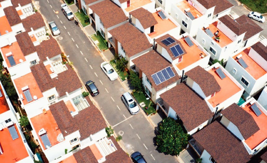 Villa community installs solar
