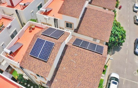 Solar Panels on the rooftop